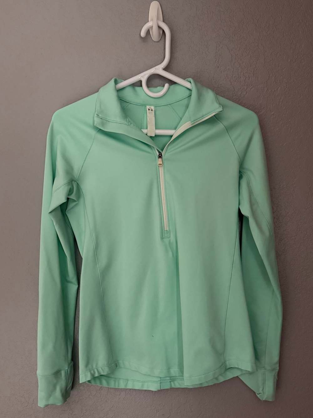 Under Armor Mint Quarter Zip Long Sleeve